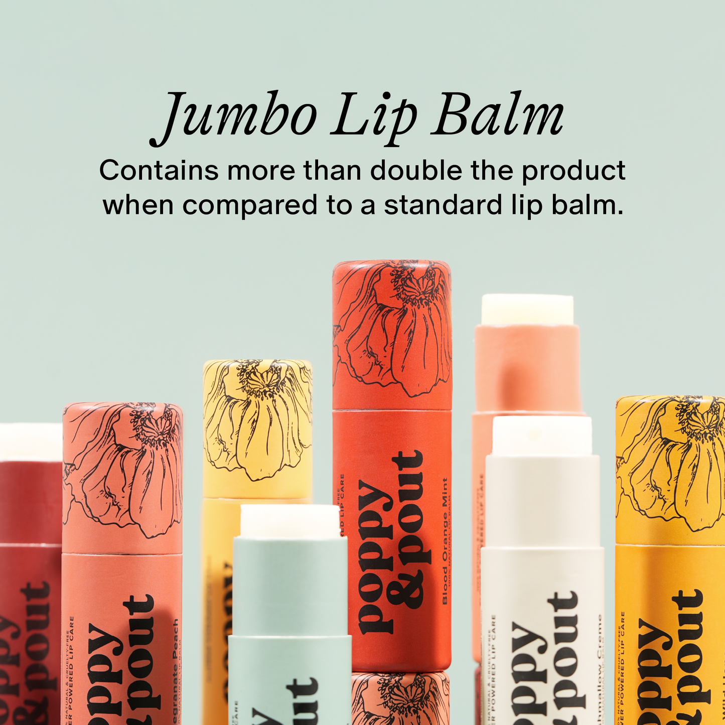 Poppy & Pout Lip Balm Sweet Mint