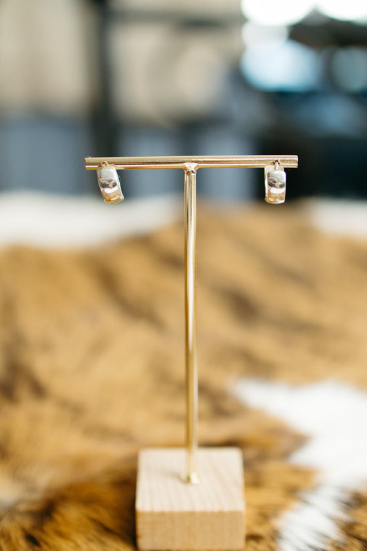 Silver Hugie Hoop