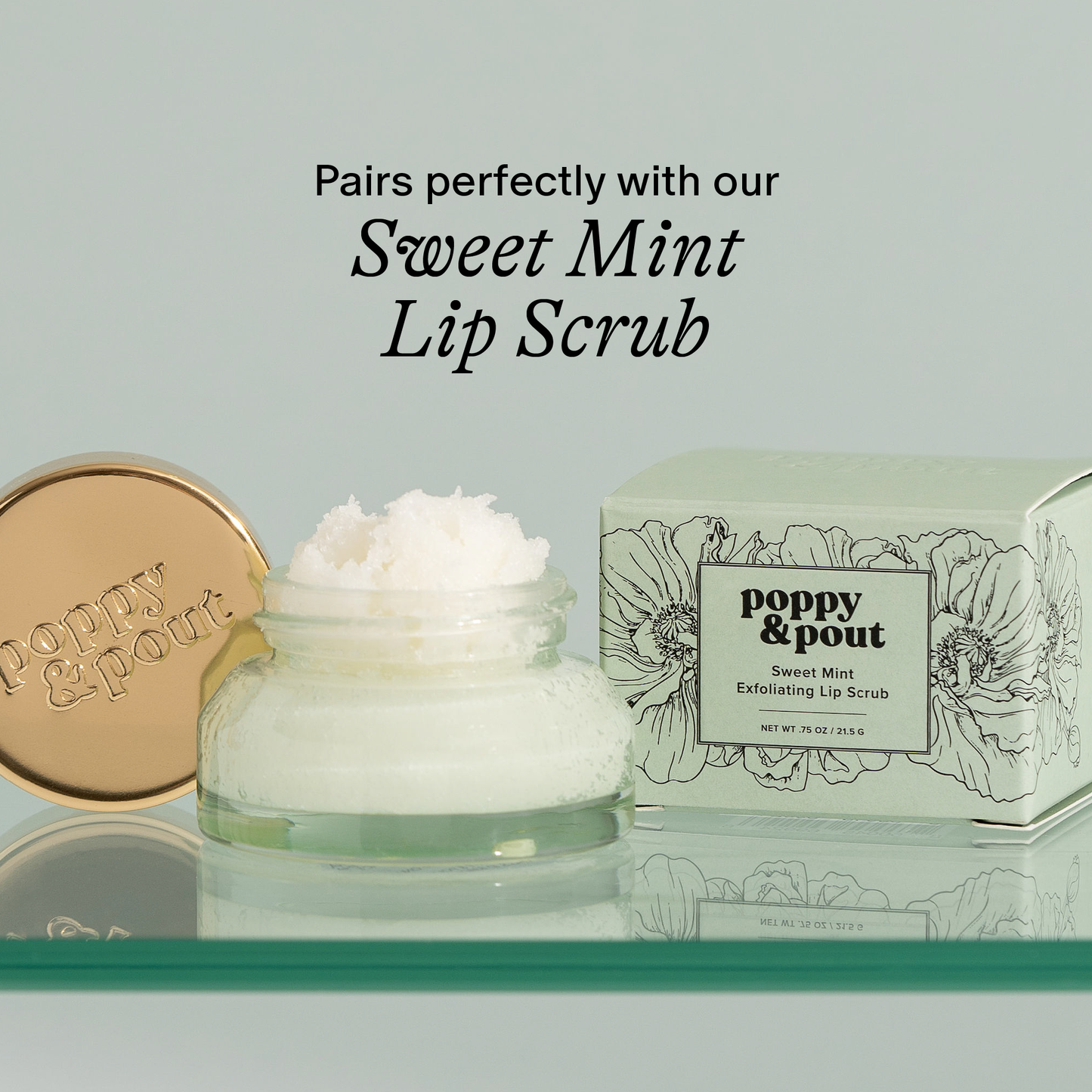 Poppy & Pout Lip Balm Sweet Mint