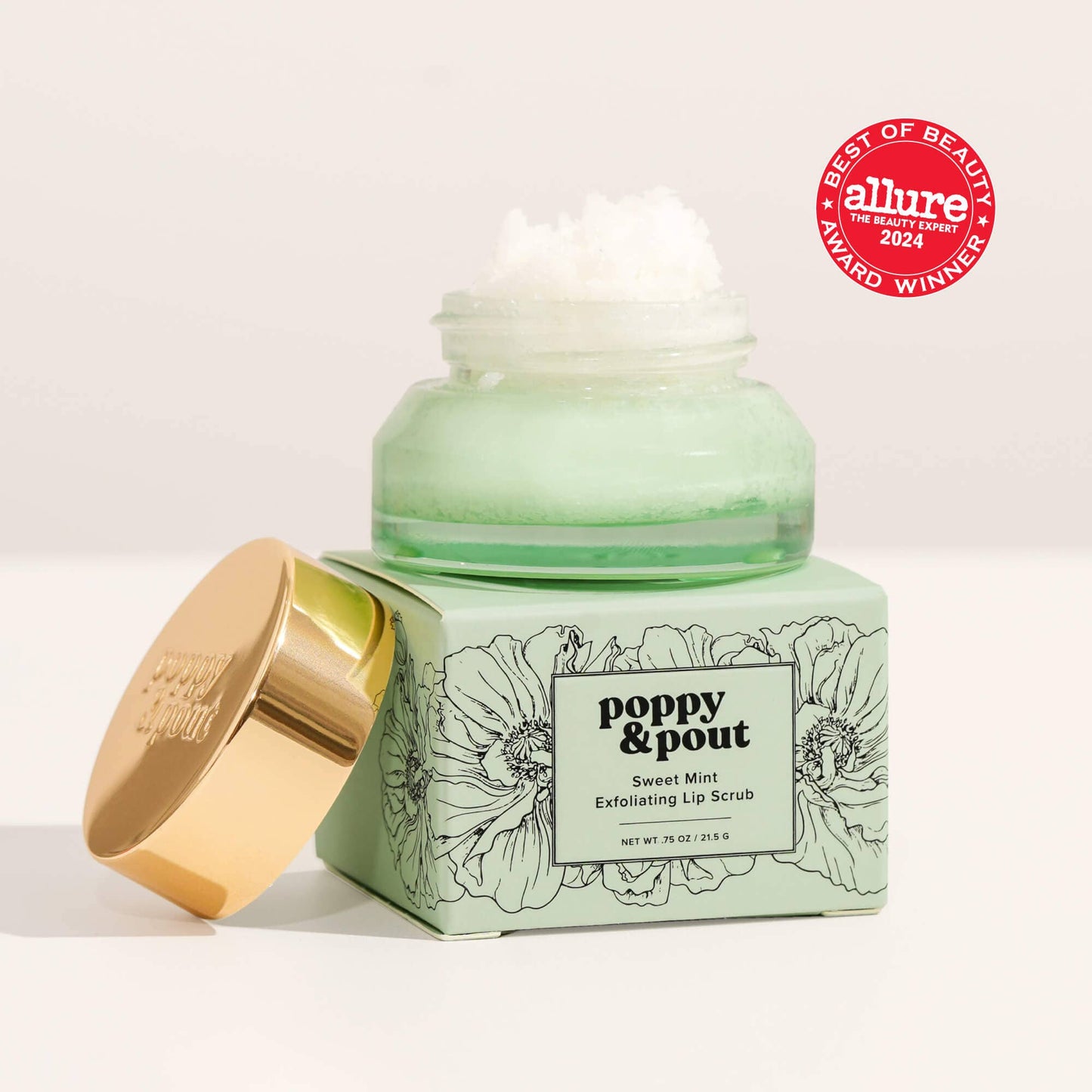 Poppy & Pout Lip Scrub Sweet Mint