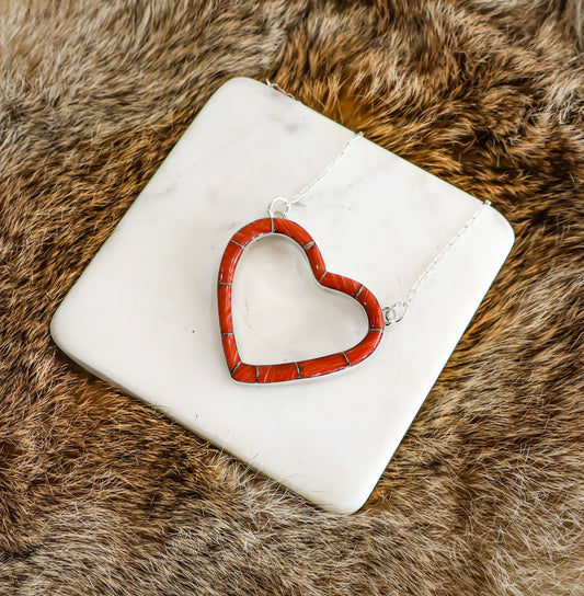 Heart Inlay Necklace