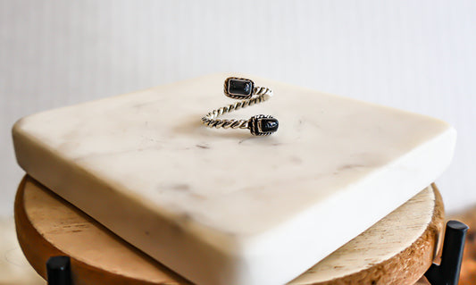 Rectangle Cable Adjustable Ring