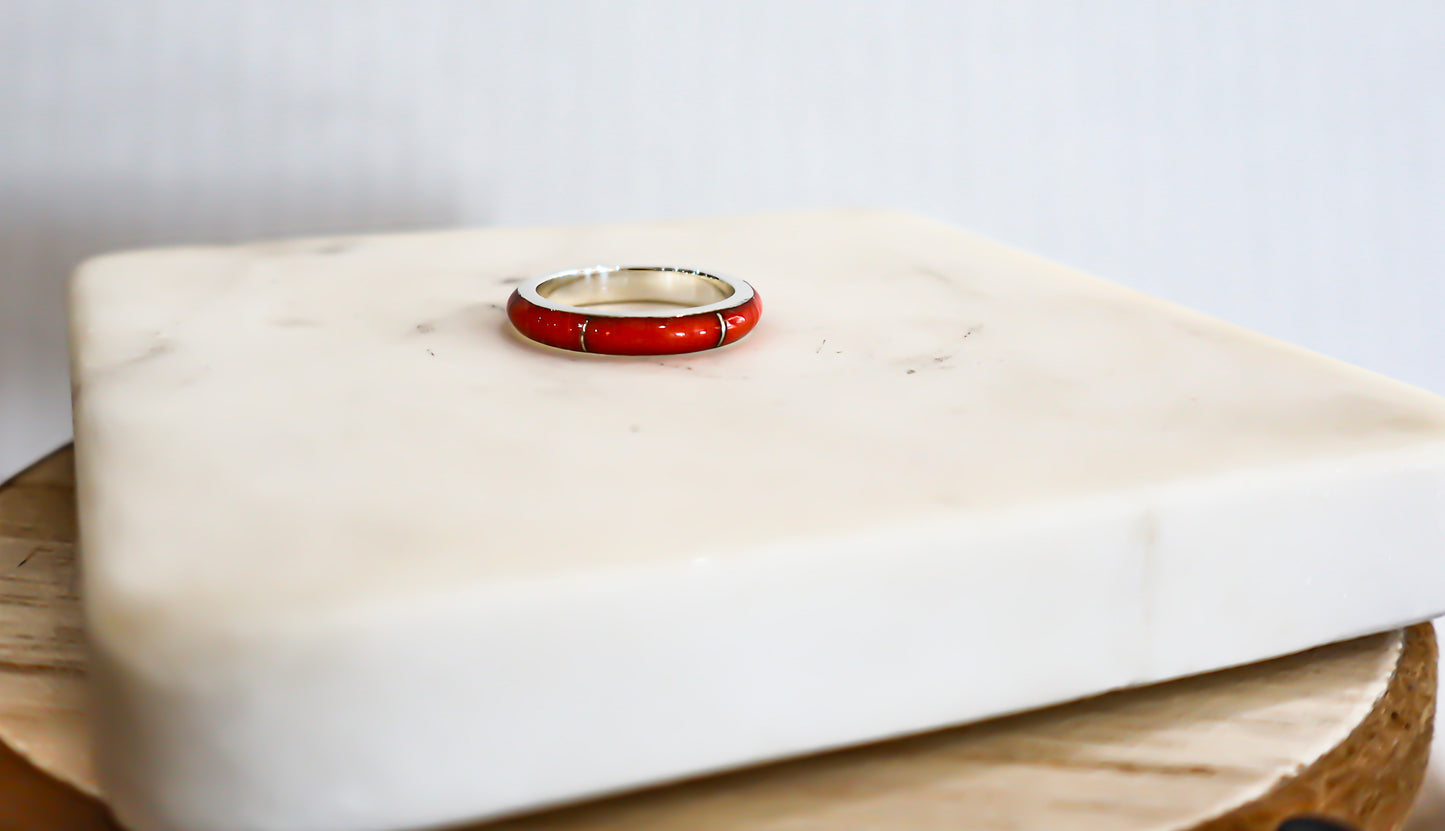 Inlay Stacker Rings