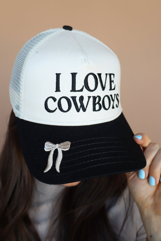 I Love Cowboys Trucker
