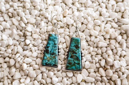 Trapezoid Slab Earrings