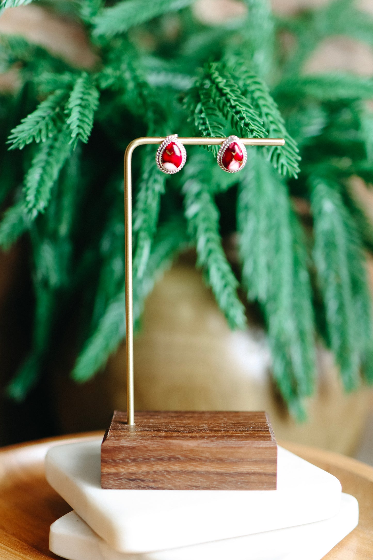 Dahlia Rose Studs