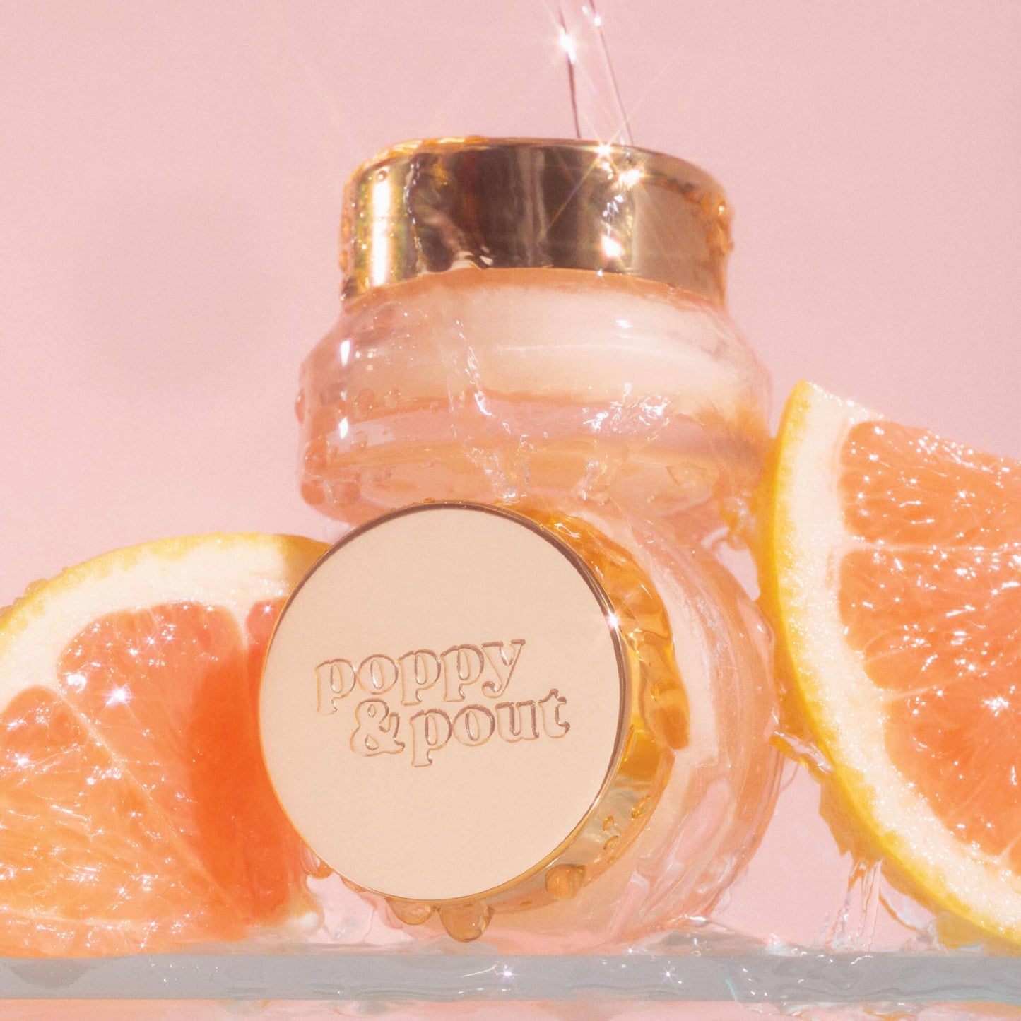 Poppy & Pout Lip Mask Pink Grapefruit