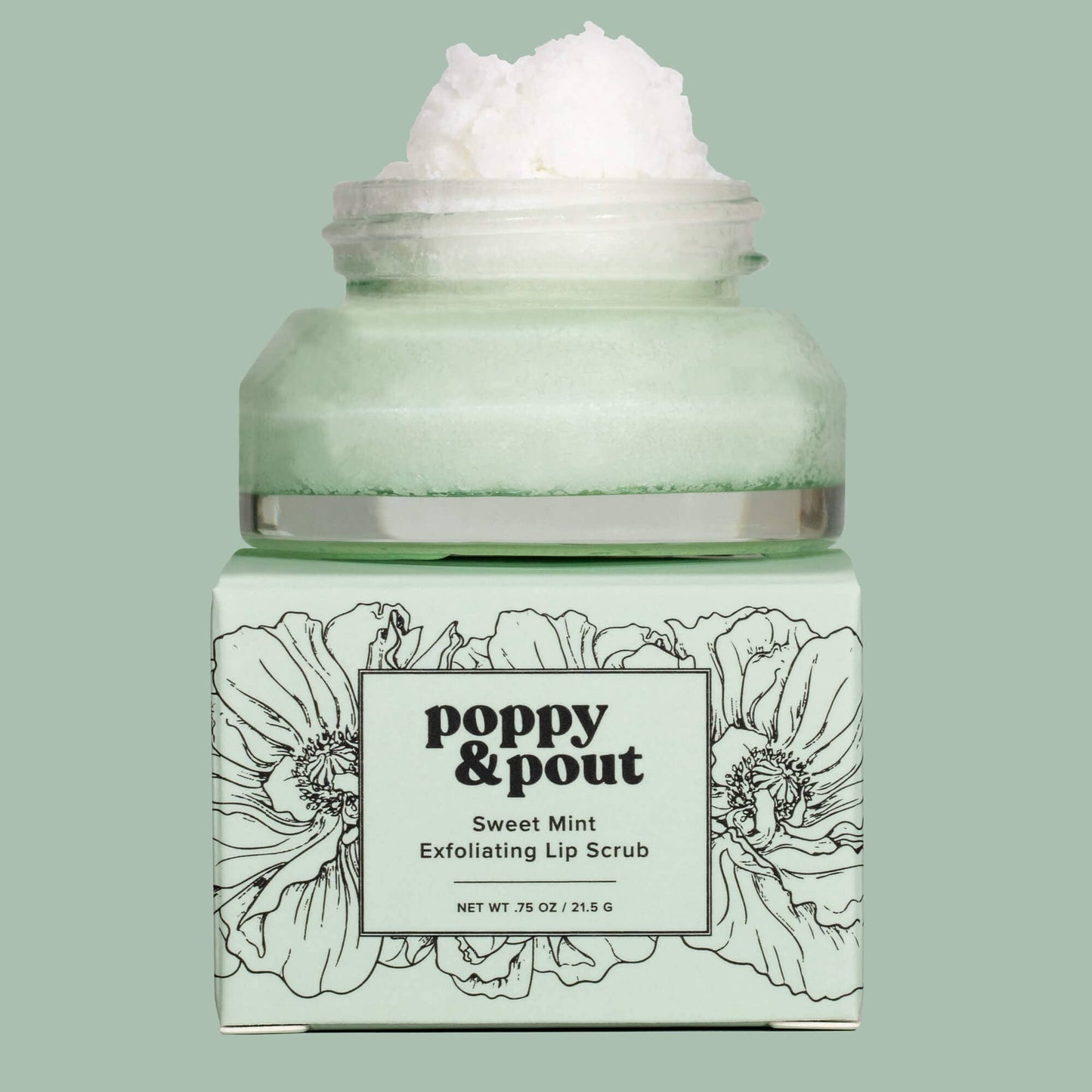 Poppy & Pout Lip Scrub Sweet Mint