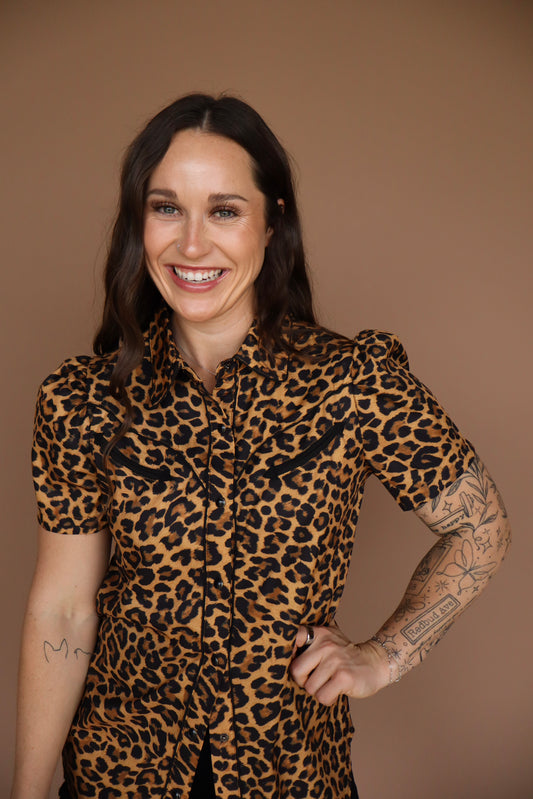 Leopard Queen Pearl Snap