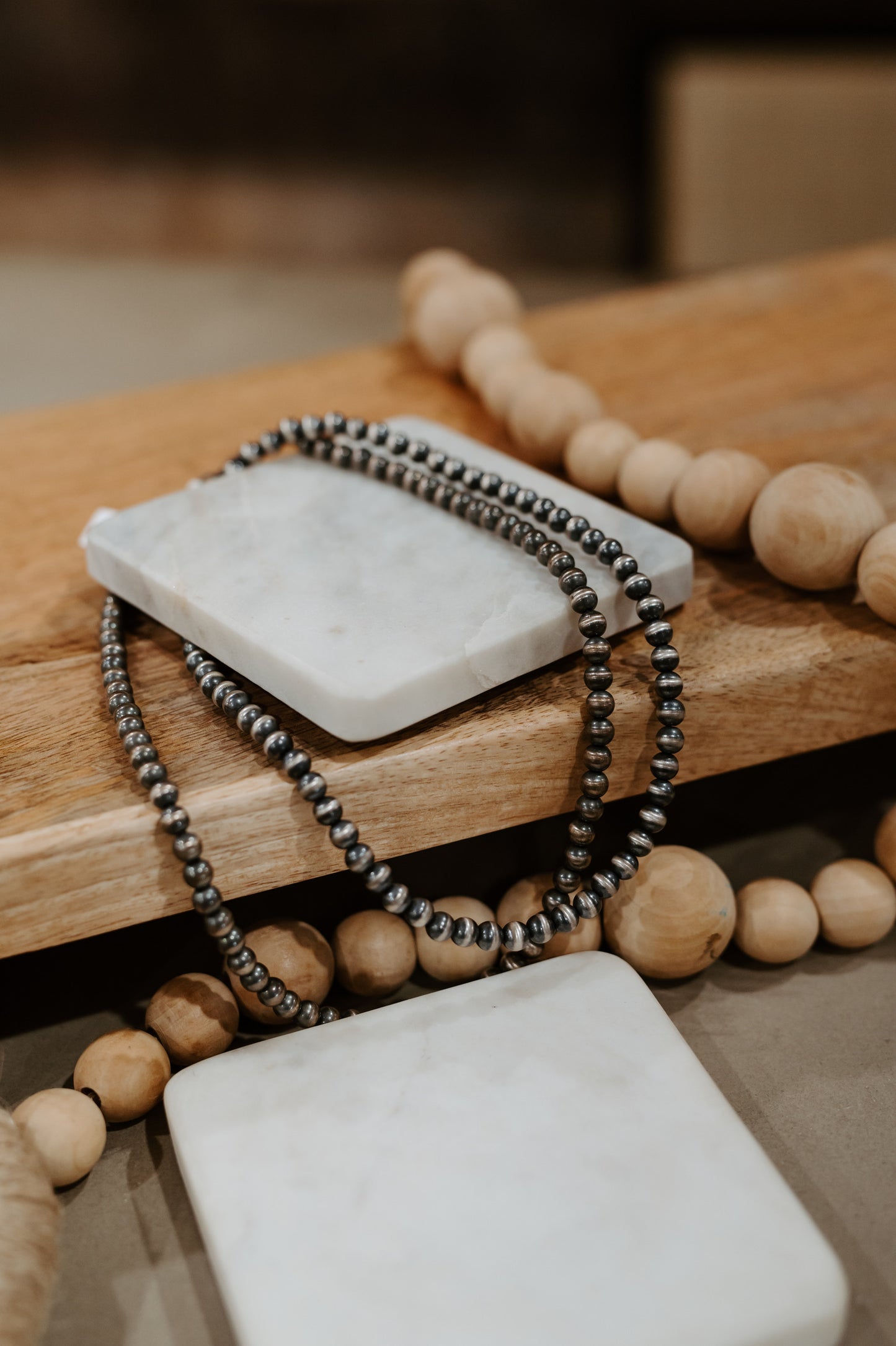 6MM Navajo Pearl Necklace