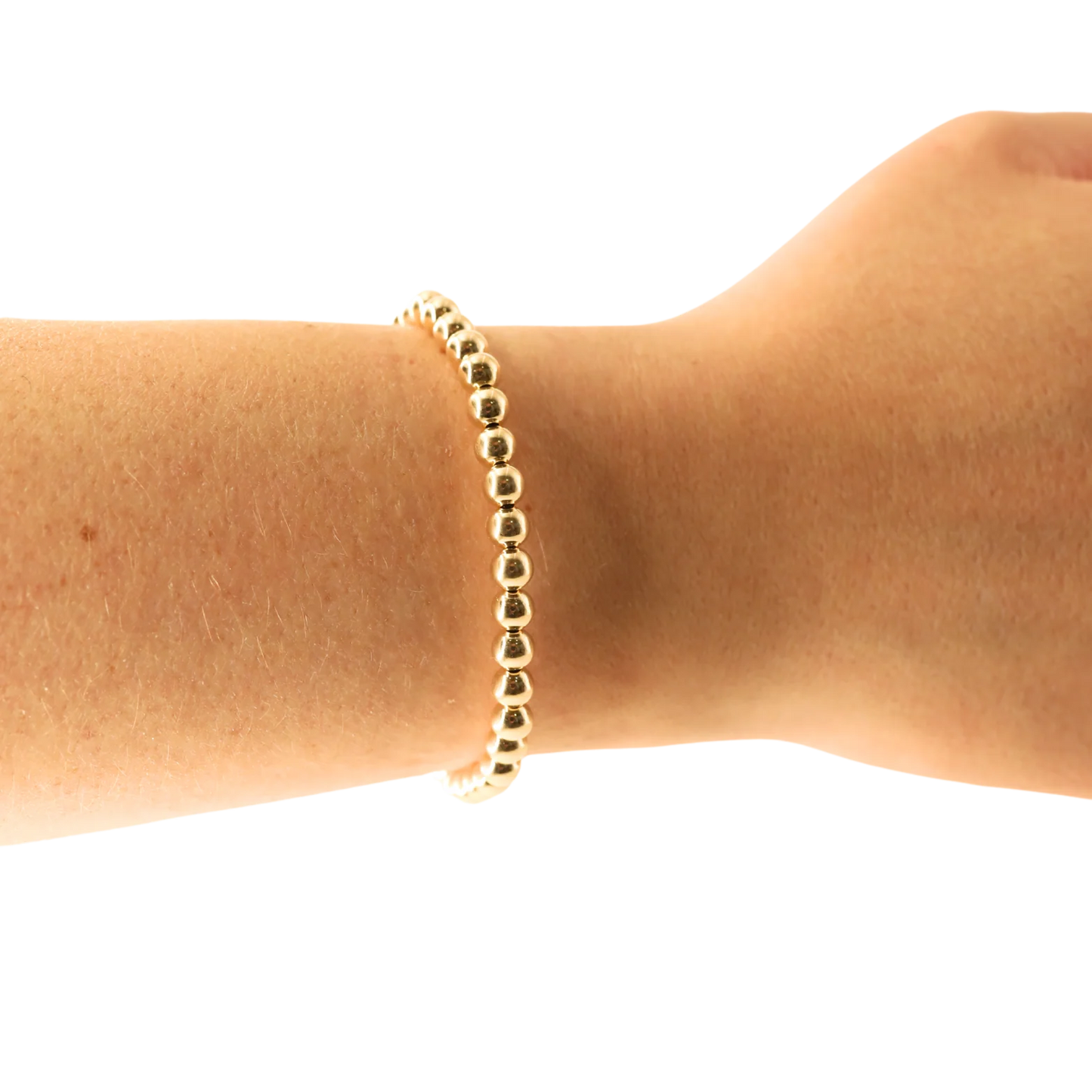 Beaded Blondes 5MM Gold Bracelet