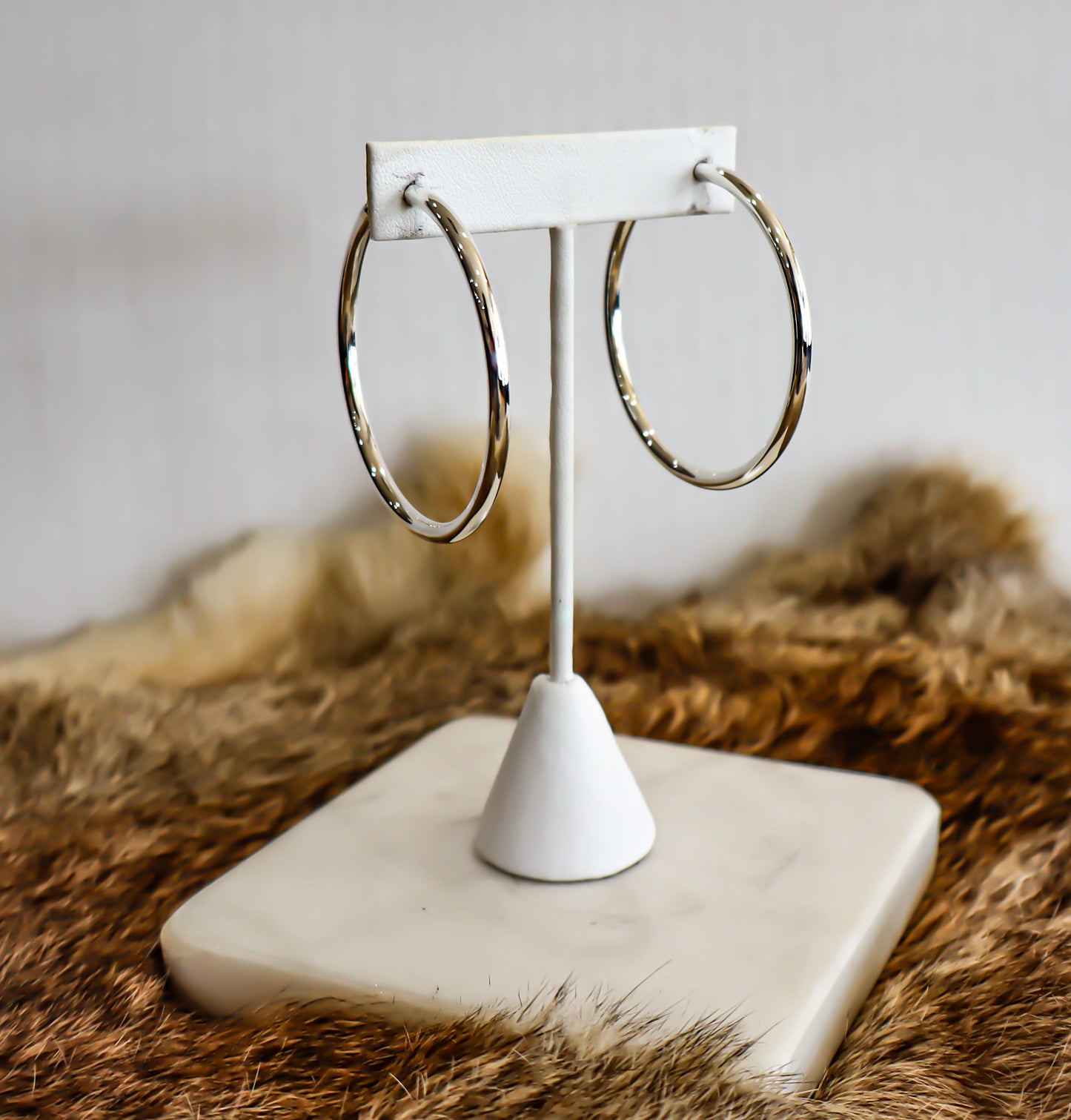 Silver Tube Hoop