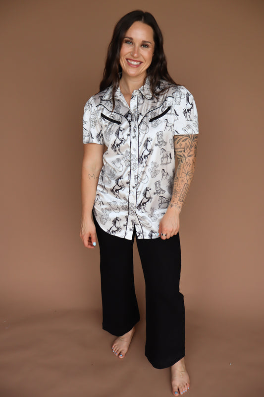 Wild Horse Pearl Snap