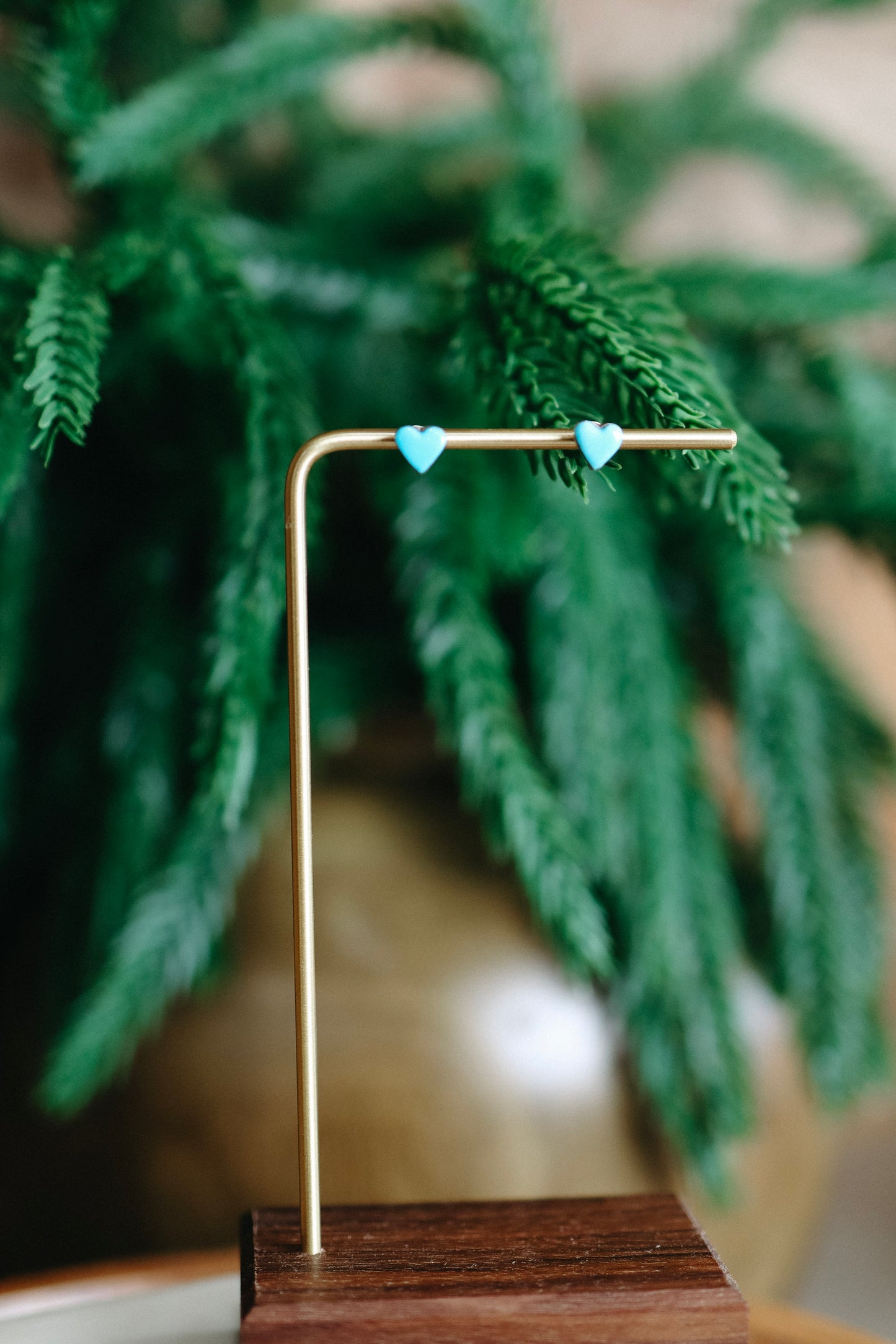 Kingman Heart Studs