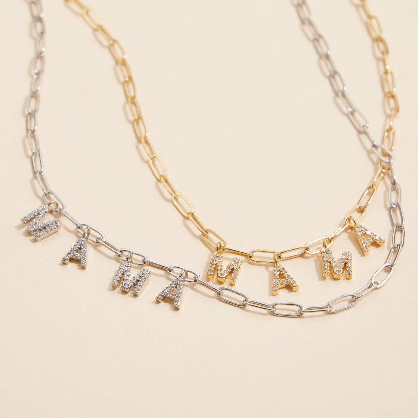 "MAMA" Charm Necklace