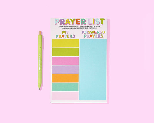 Prayer List Notepad - "My + Answered Prayers"