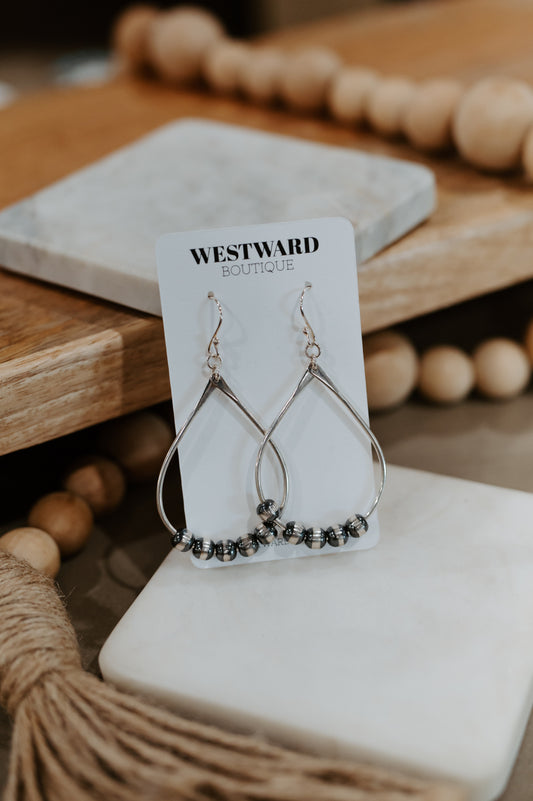 Teardrop With Pearls