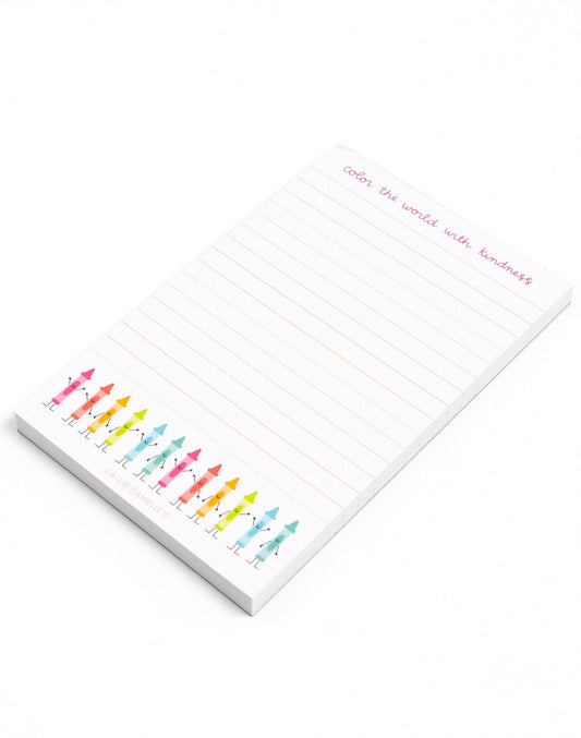 Color The World With Kindness Notepad