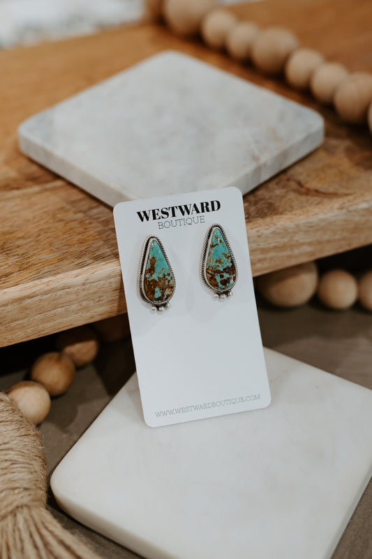 Teardrop Studs
