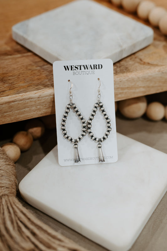 Teardrop Pearl Earrings