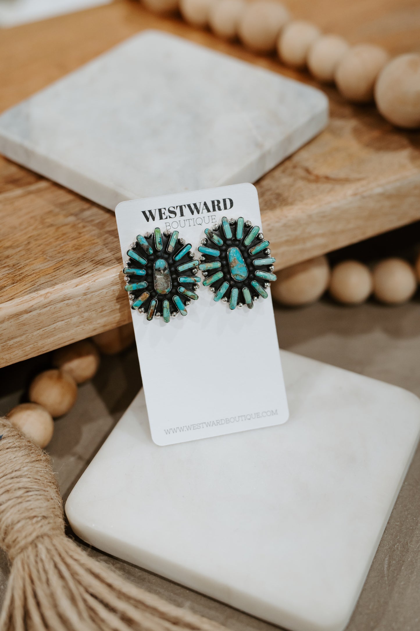 Oval Cluster Earrings