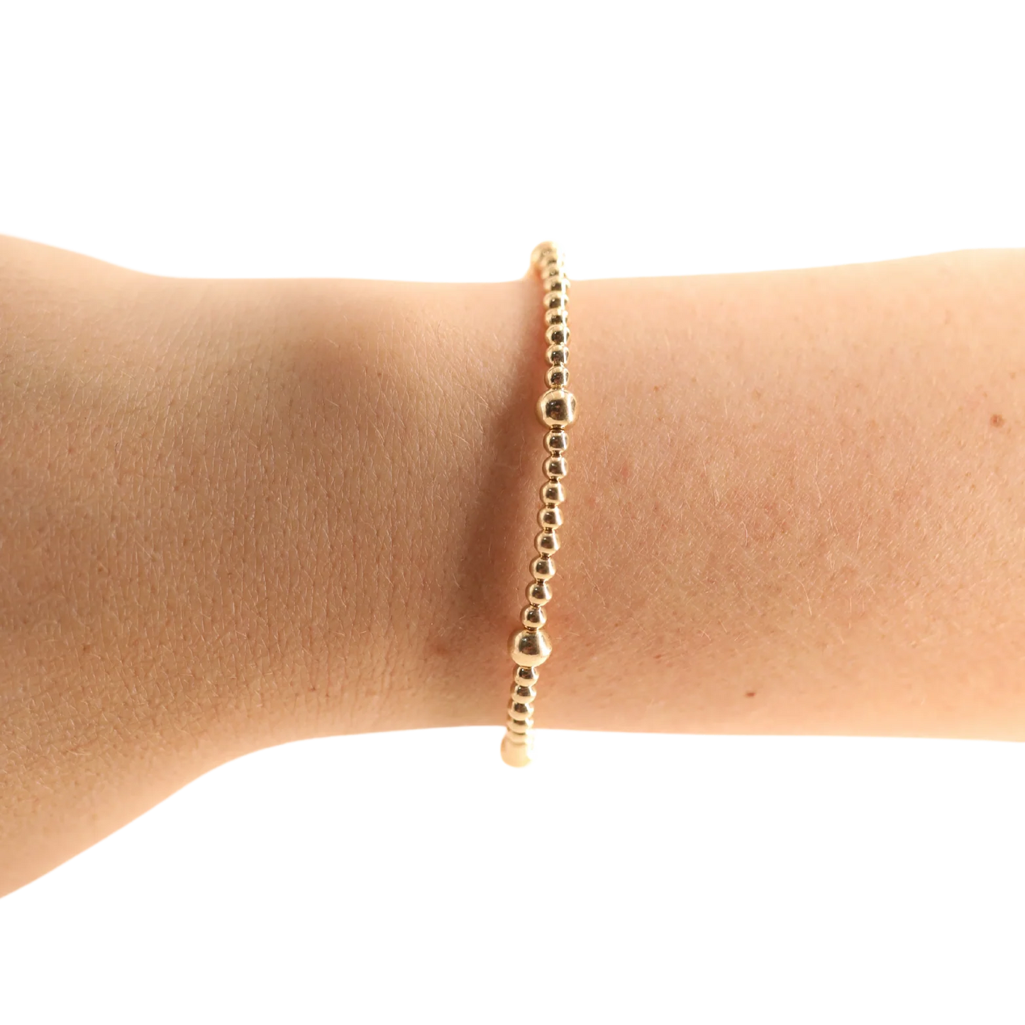 Beaded Blondes Olive Bracelet