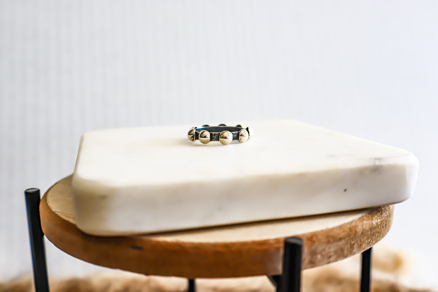 Oxidized Ball Ring