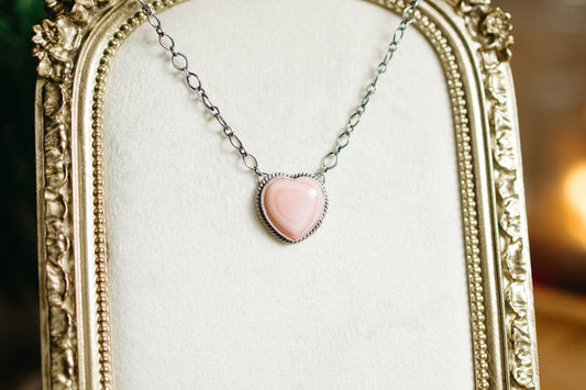 Pink Heart Necklace