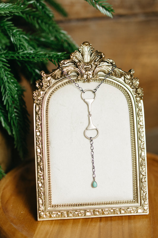 Snaffle Bit Lariat Necklace