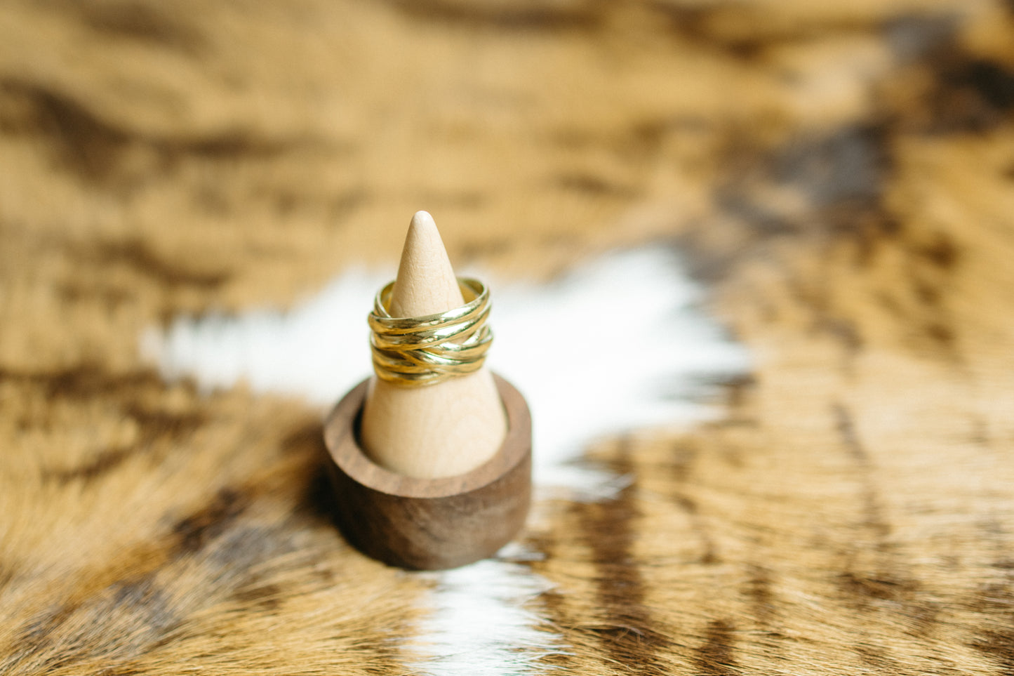 Brass Thick Wrap Ring