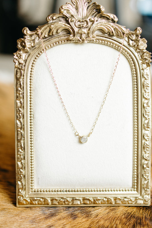 Brass Dainty Necklace