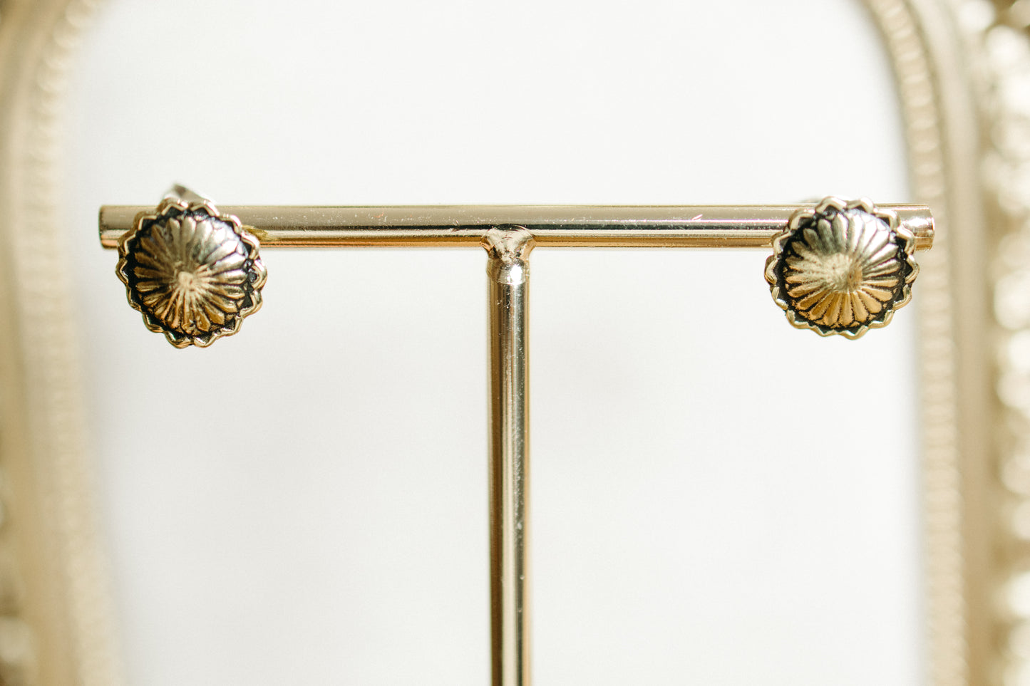 Brass Mini Concho Stud