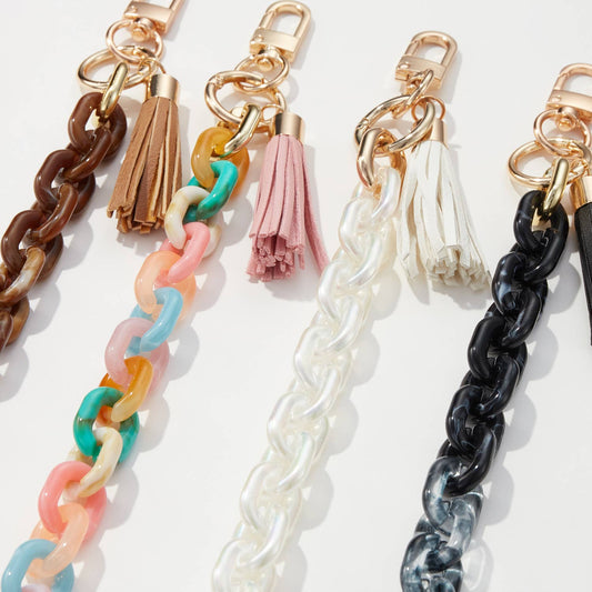 Resin Chain Keychains