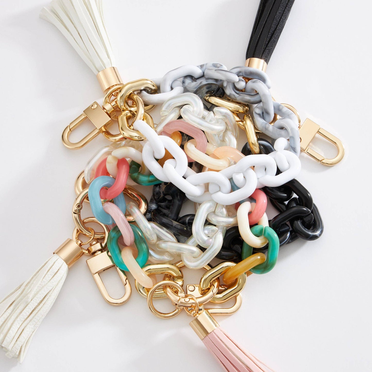 Resin Chain Keychains