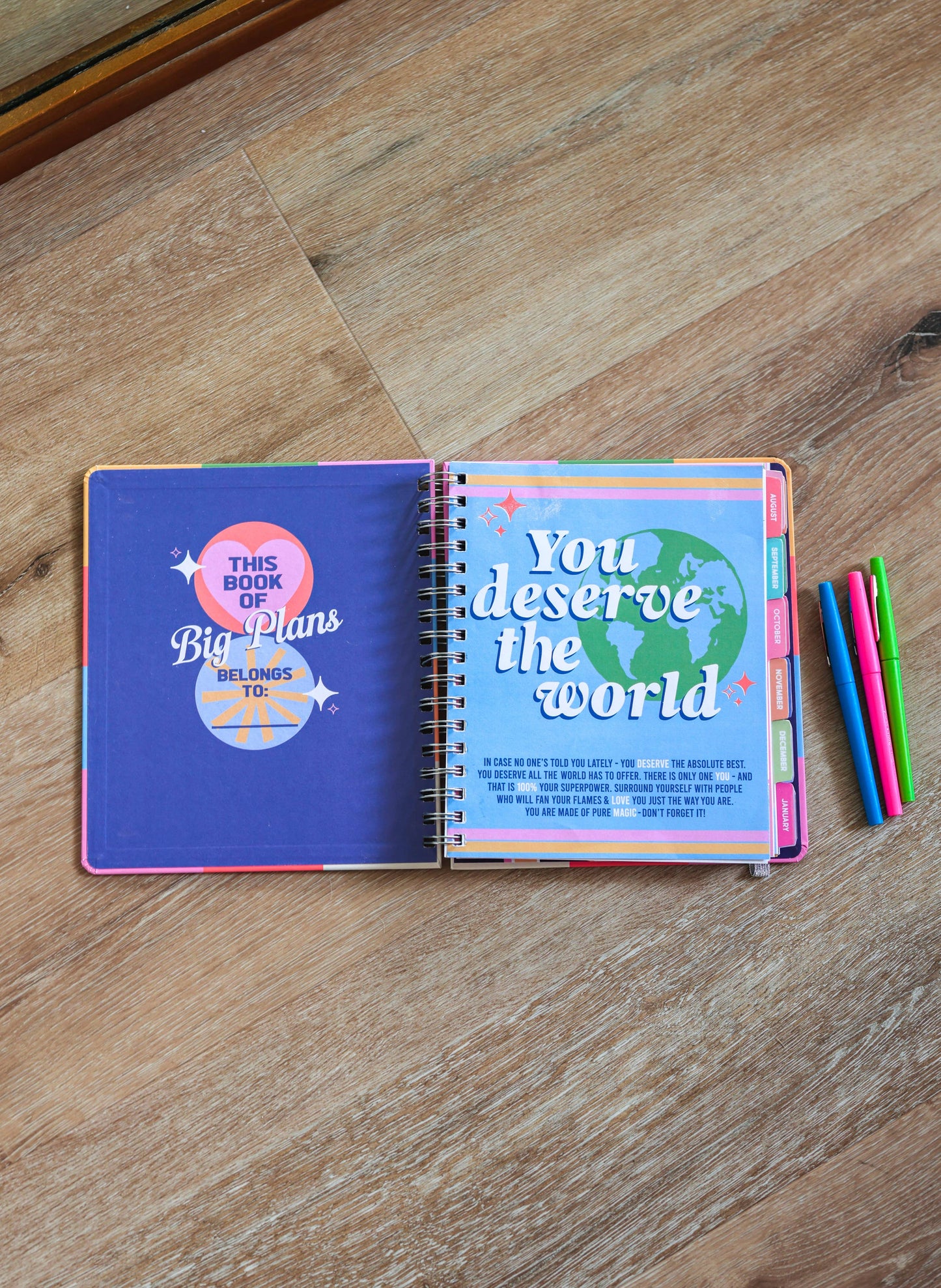 17-Month Academic Planner