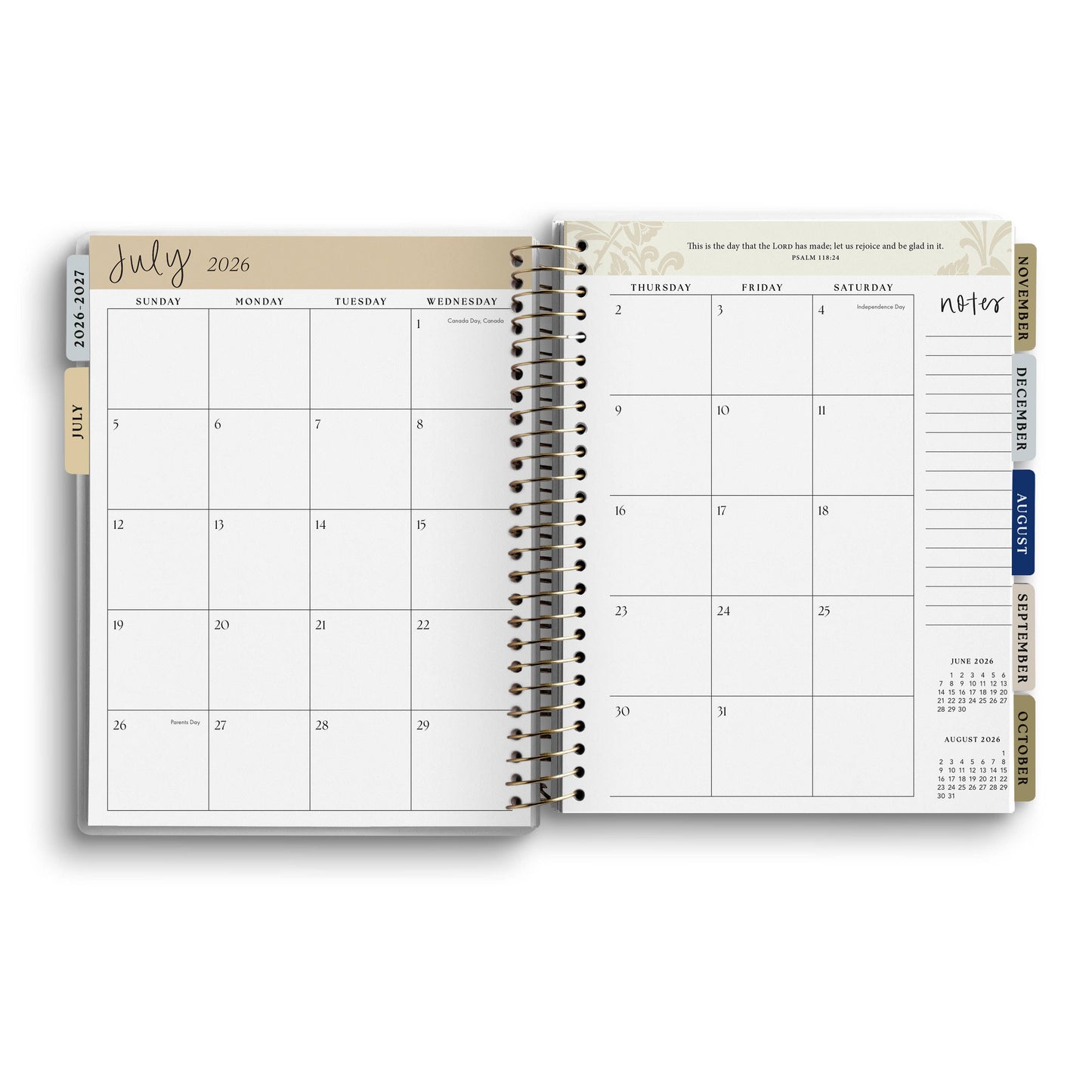 Walking with Jesus 18 Month Planner
