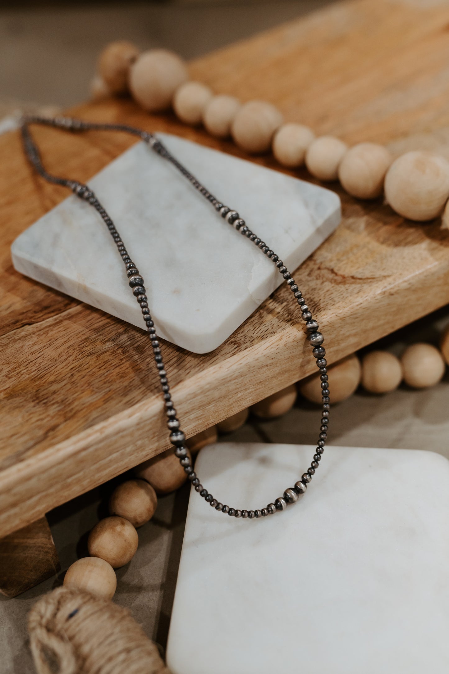 Graduated Navajo Pearl Necklace