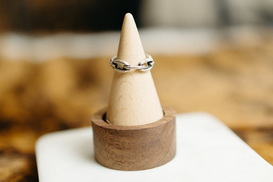Hammered Stacker Ring