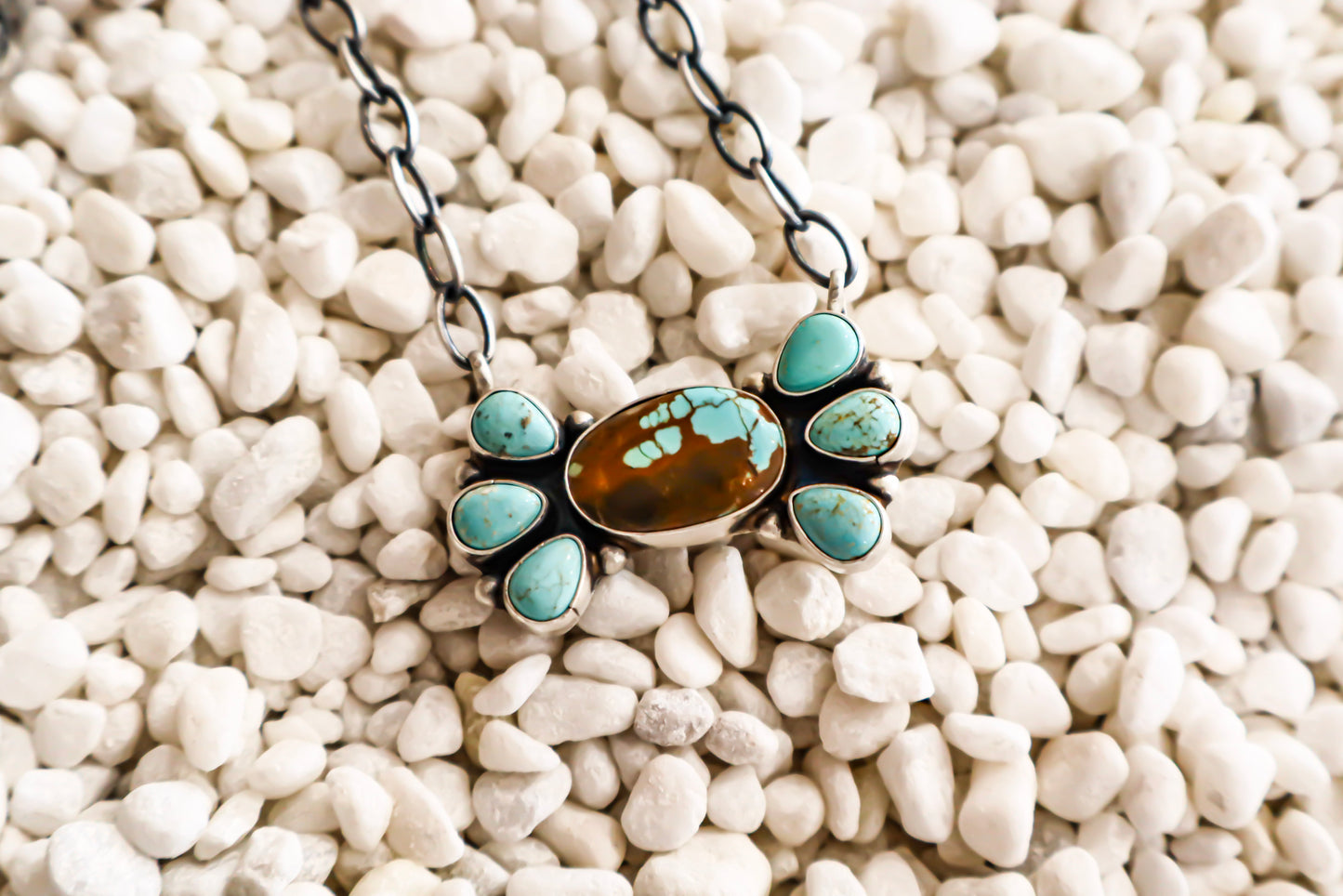 Turquoise Bowtie Necklace