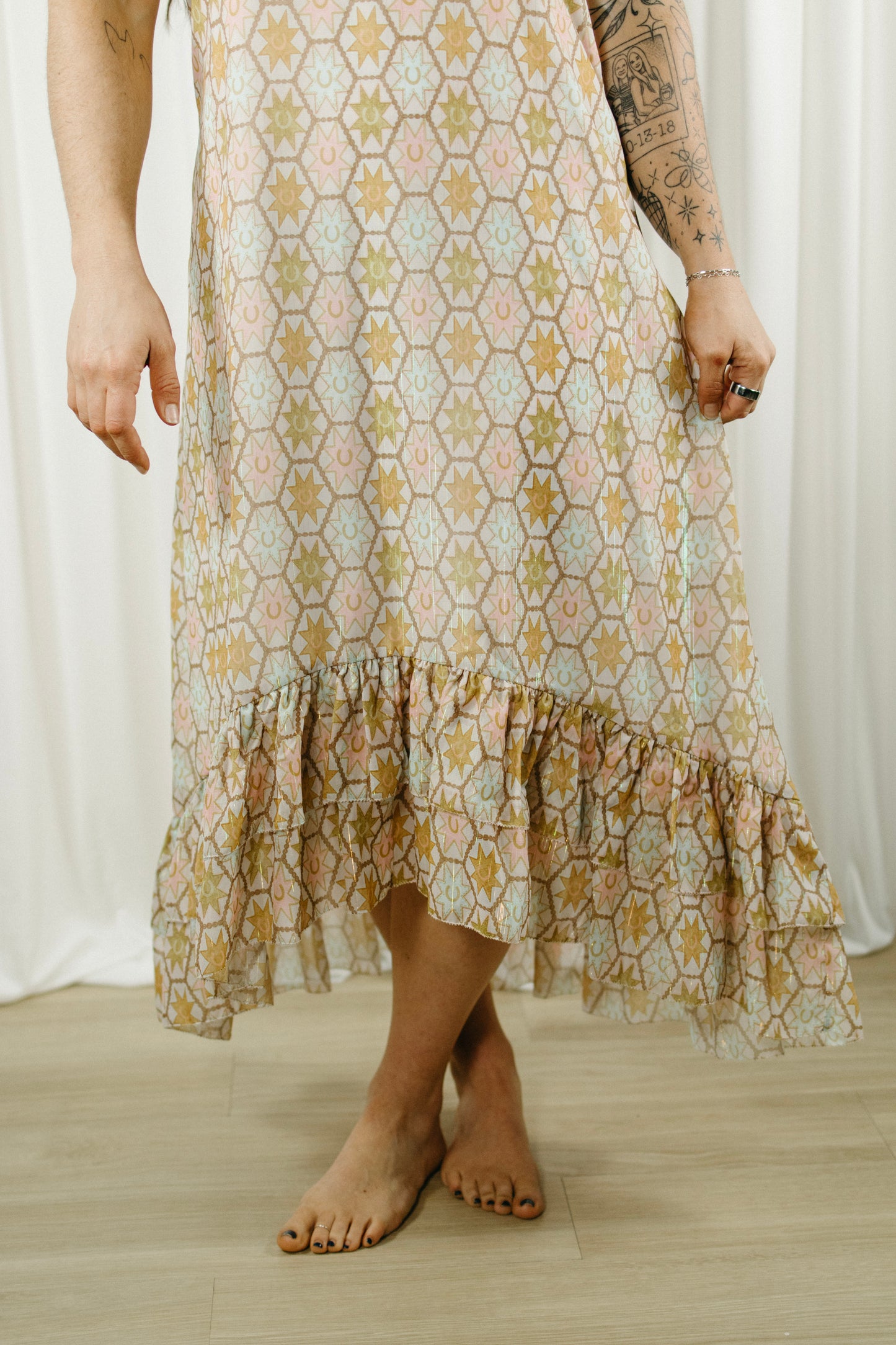 Clara Tied-Up Dress