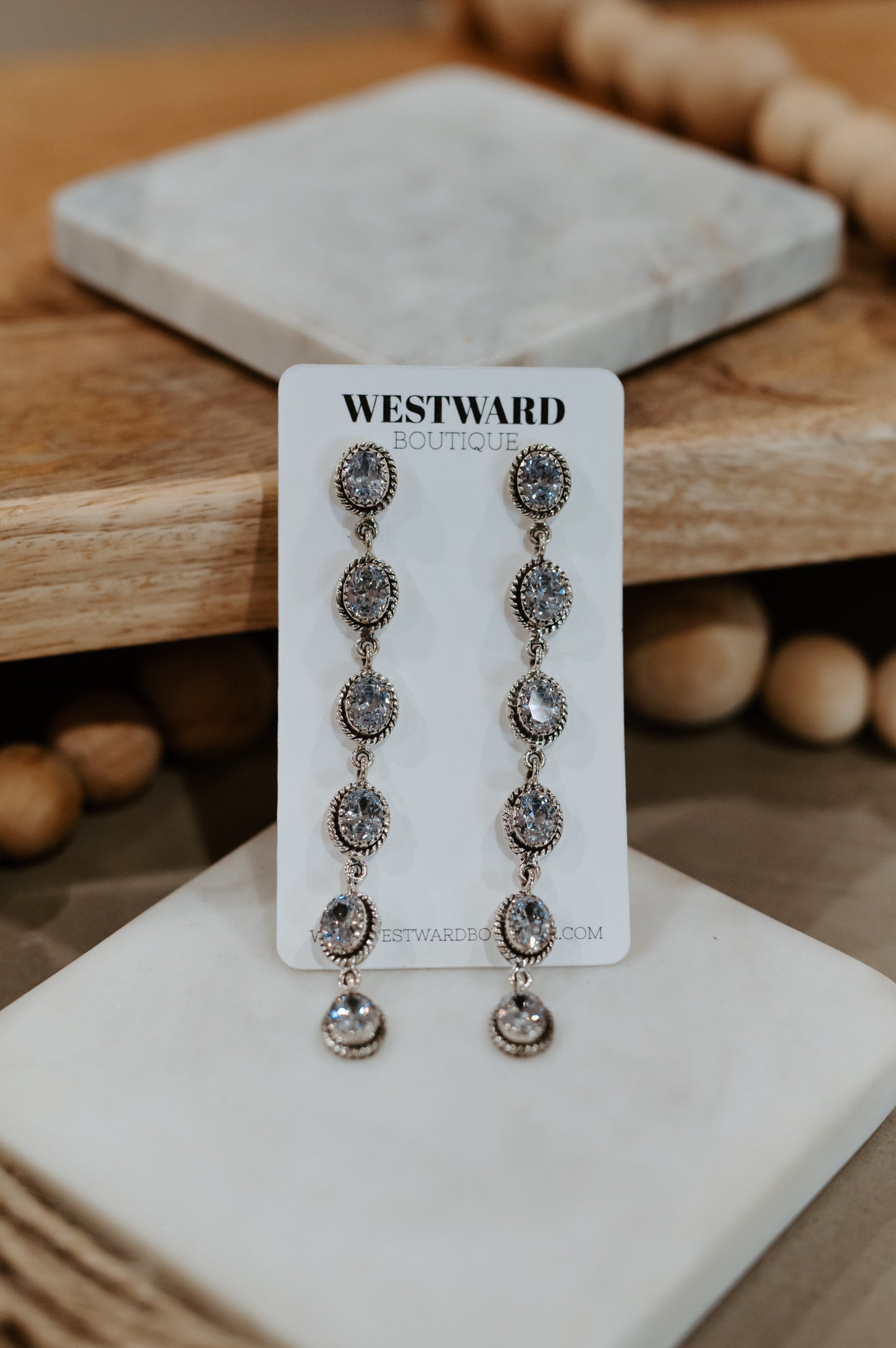6 Stone Earring