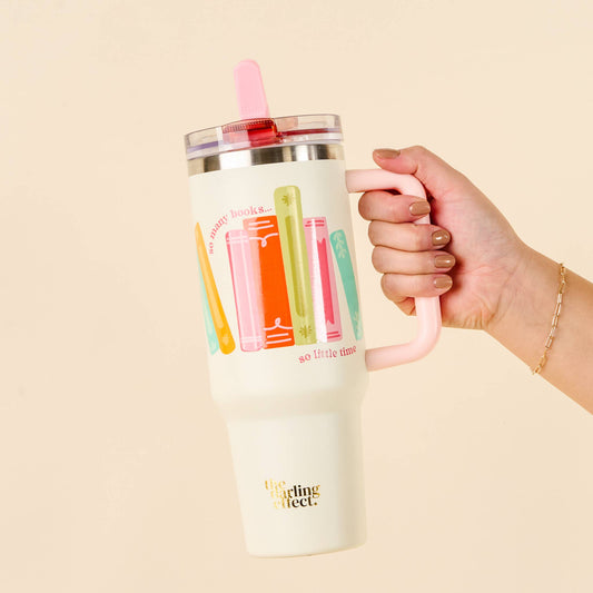 So Many Books Tumbler (40oz)