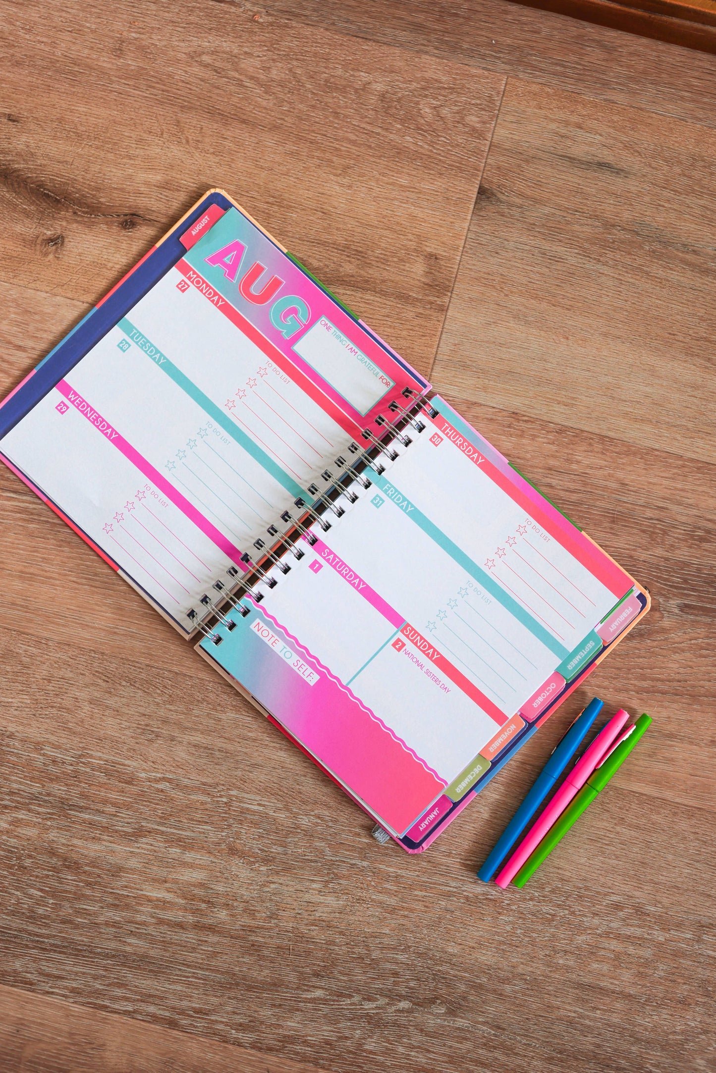 17-Month Academic Planner