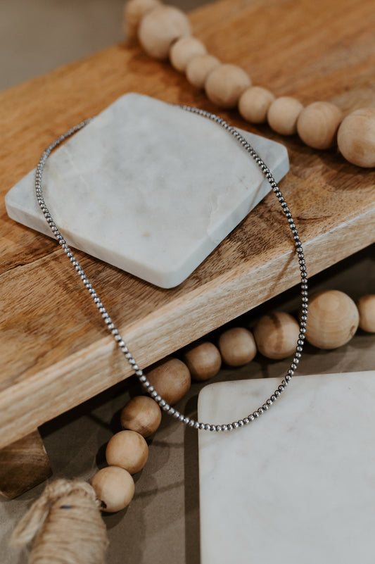 3MM Navajo Pearl Necklace