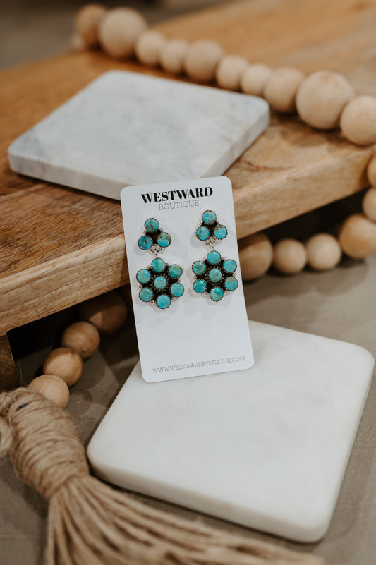 Flower Dangle Earrings