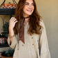 Brown Houndstooth Twilly
