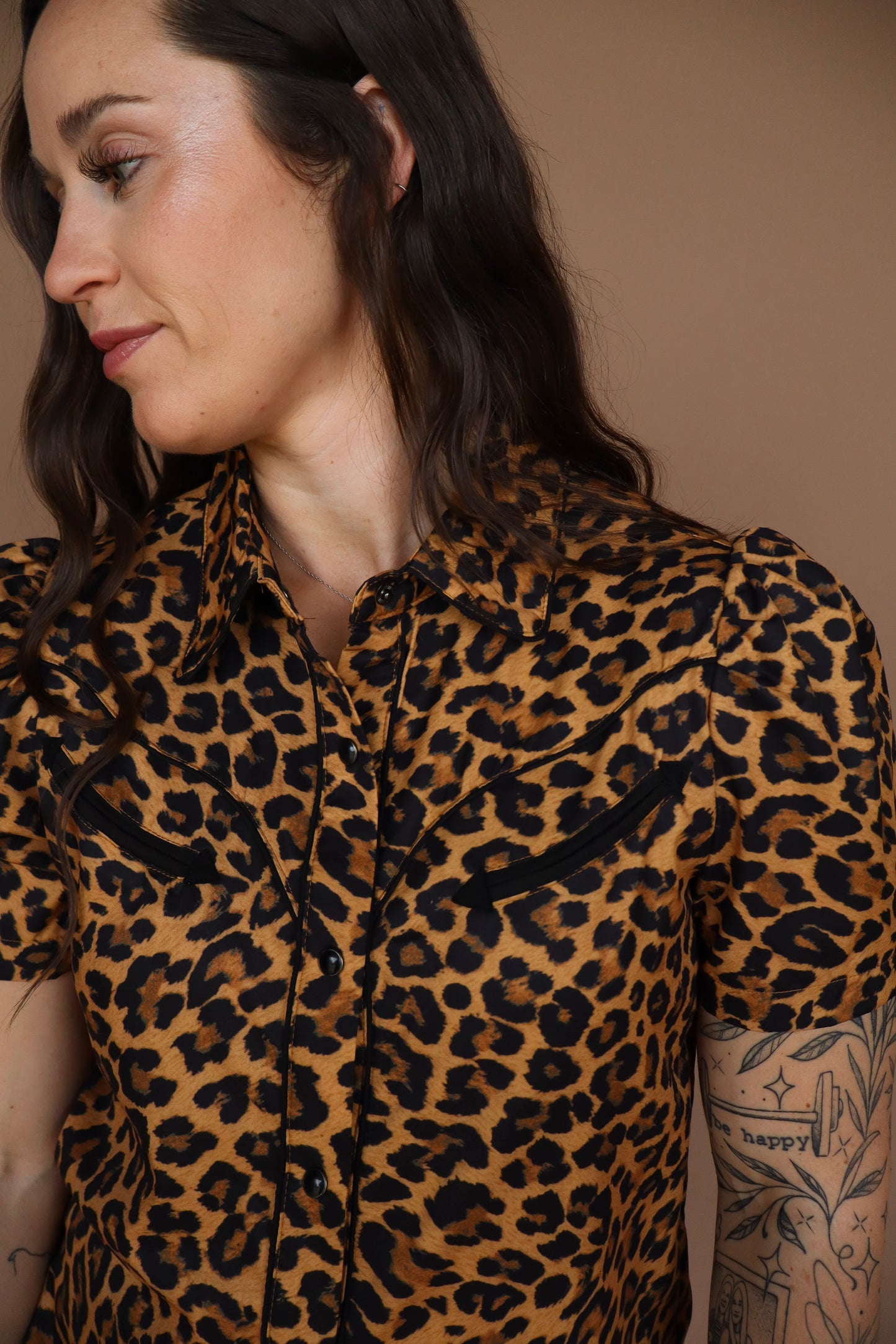 Leopard Queen Pearl Snap