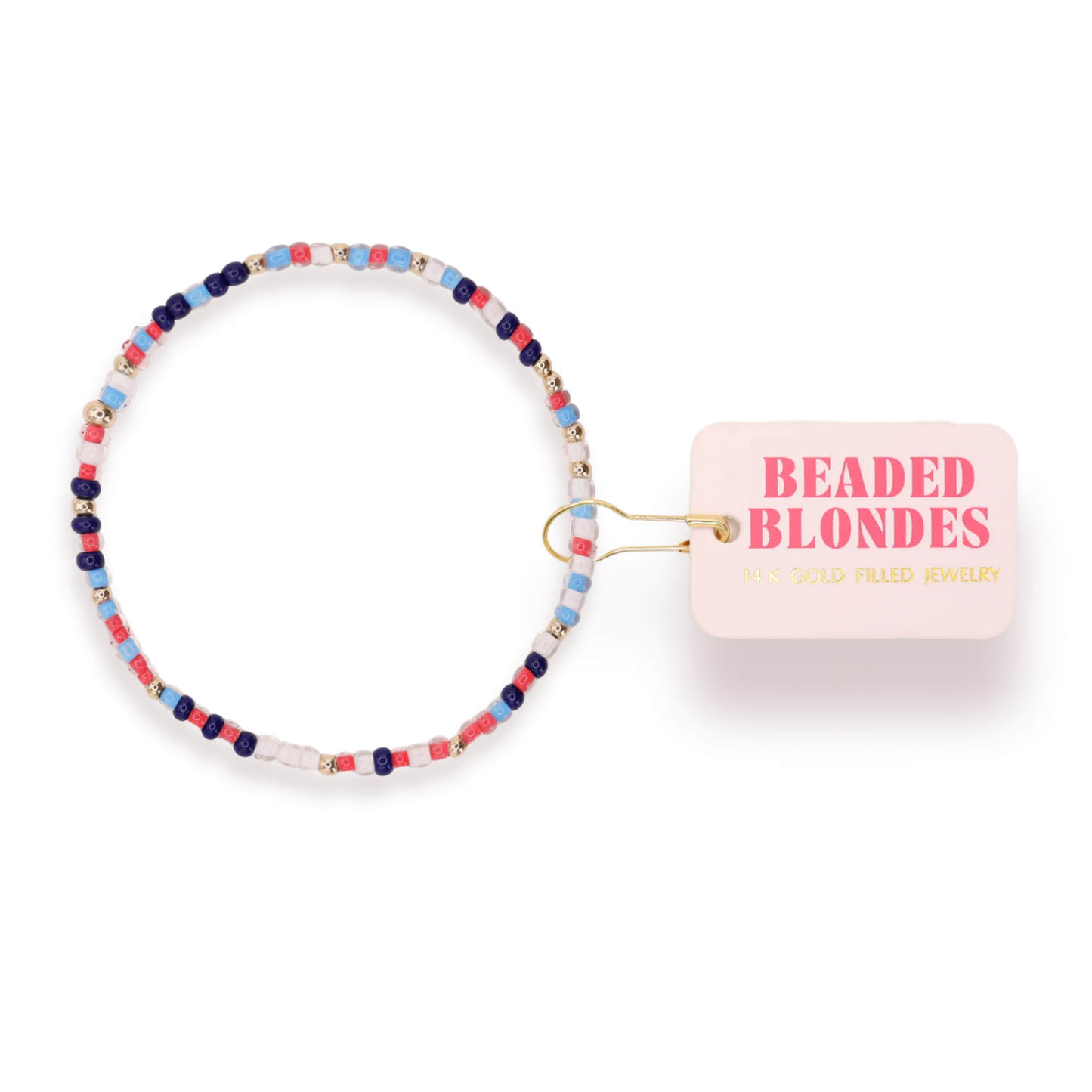 Beaded Blondes Bomb Pop Sprinkle
