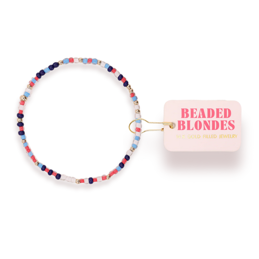 Beaded Blondes Bomb Pop Sprinkle