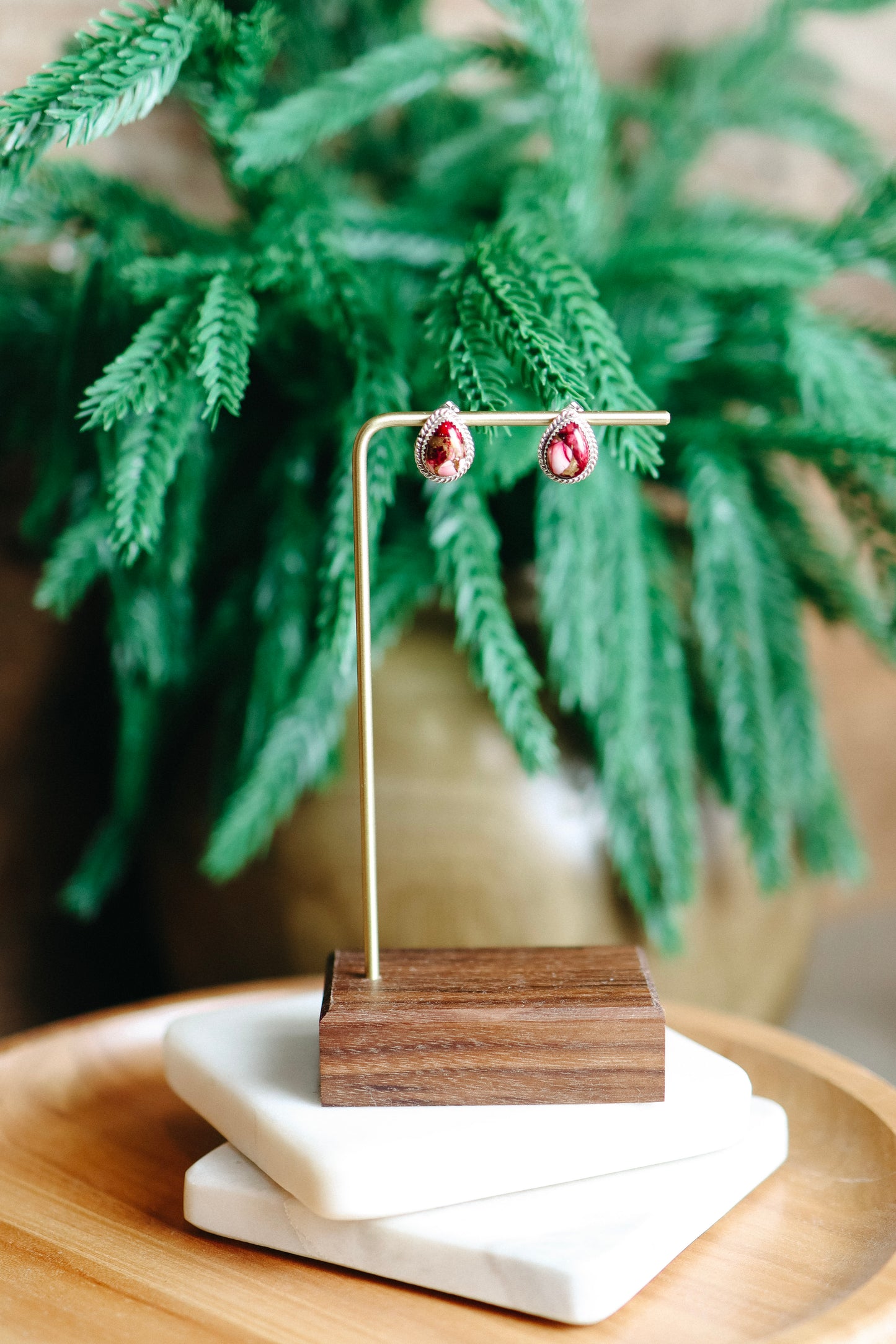Dahlia Rose Studs